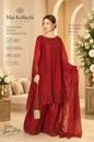 Mai Kollachi red embroidered Eid and wedding suit